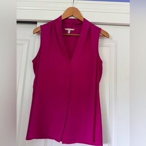 Banana Republic Fuchsia Sleeveless Blouse